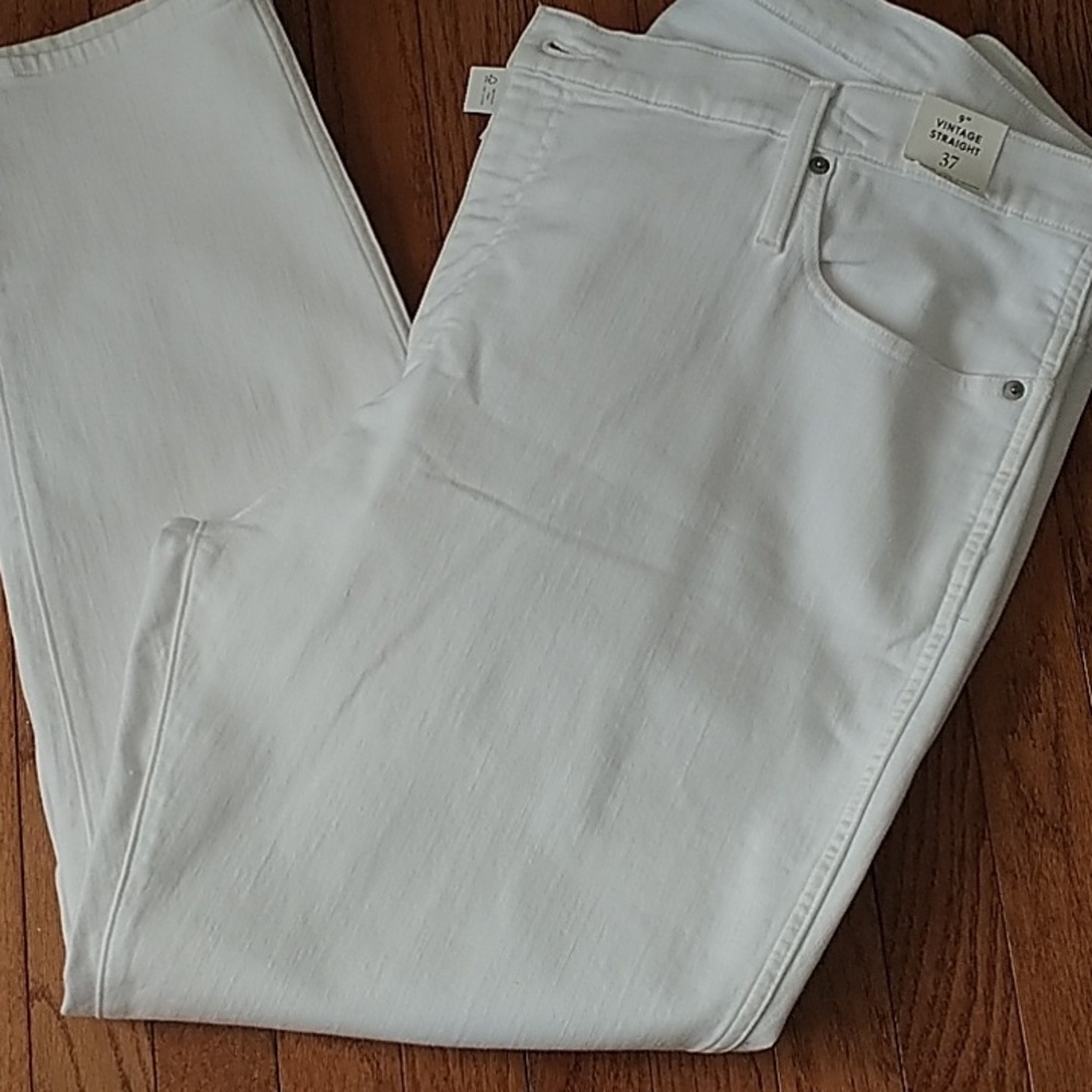 J Crew White Vintage Straight Leg Jeans Plus size 24 - Picture 2 of 9